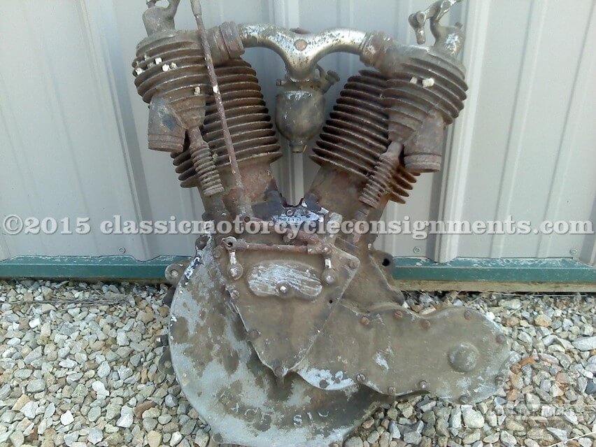 1913 Excelsior Twin Motorcycle Model 7-C 1913 Original Parts Bike SOLD!!