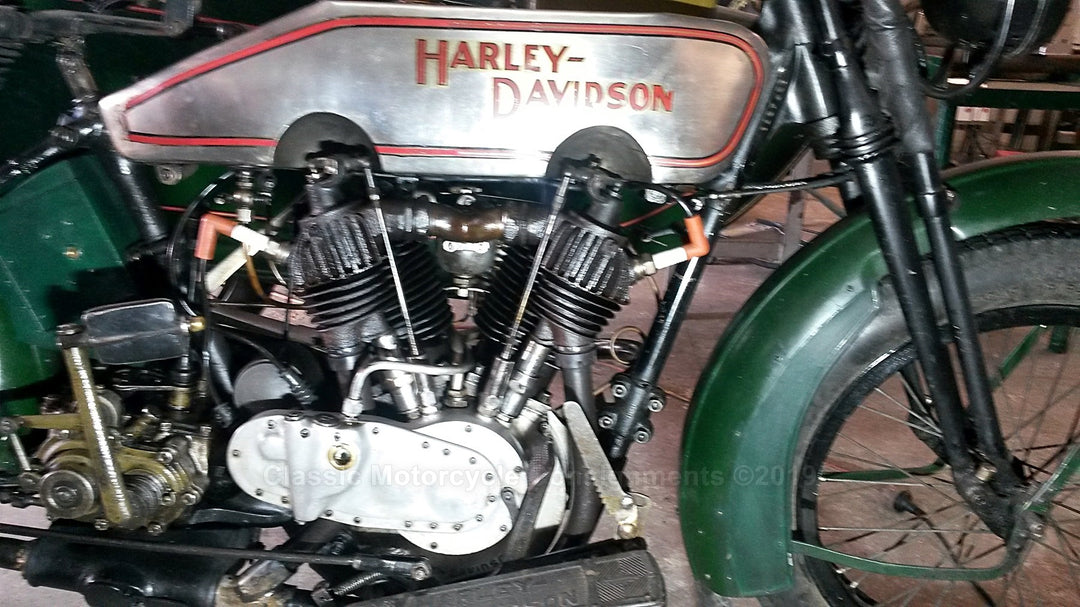 1920 Harley Davidson Model F – Left-Hand Sidecar & Frame