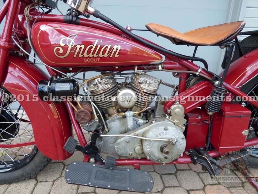 1930 Indian 101 Scout Motorcycle – Naive Col SOLD!!