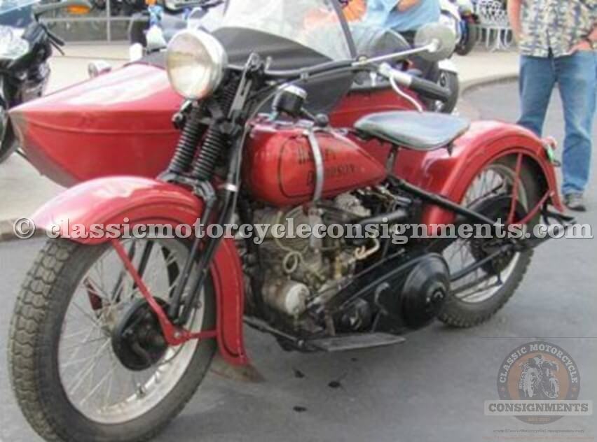 1934 Harley-Davidson VL Geiring Sidecar