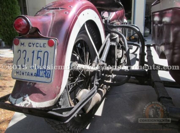 1935 Harley Davidson VLD Motorcycle Harley Davidson 1935 LT Sidecar - SOLD!!
