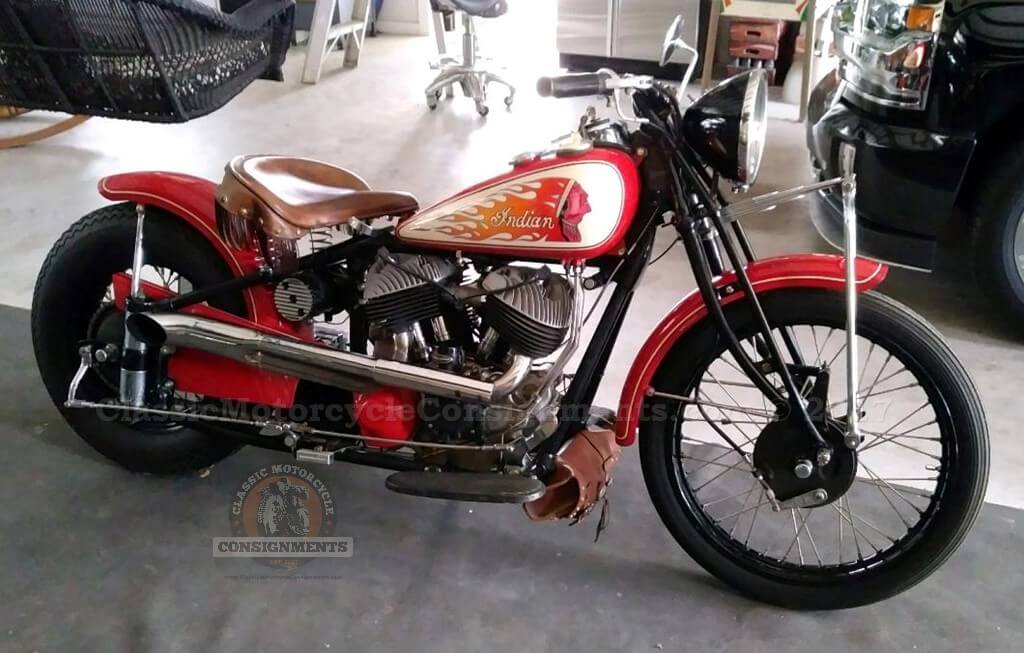 1940 Indian Chief “Crazy Horse” Bobber — SOLD!! – Classic