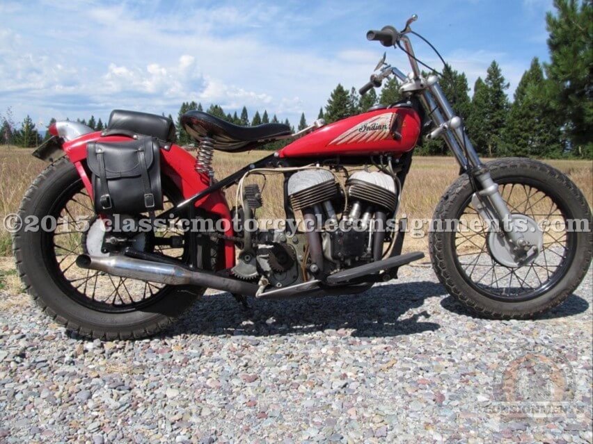 1941 Indian 640 Scout Bobber Motorcycle  SOLD!!