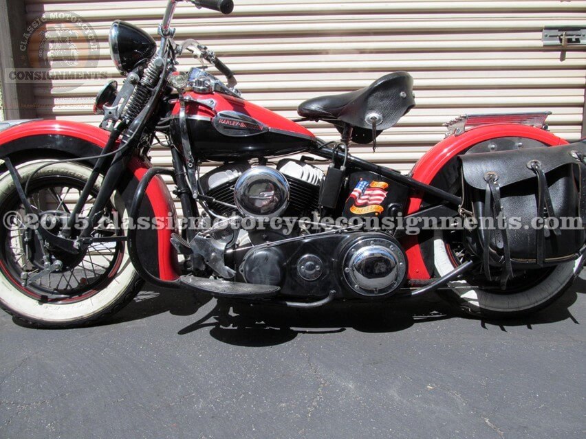 1942 Harley Davidson U Model Motorcycle