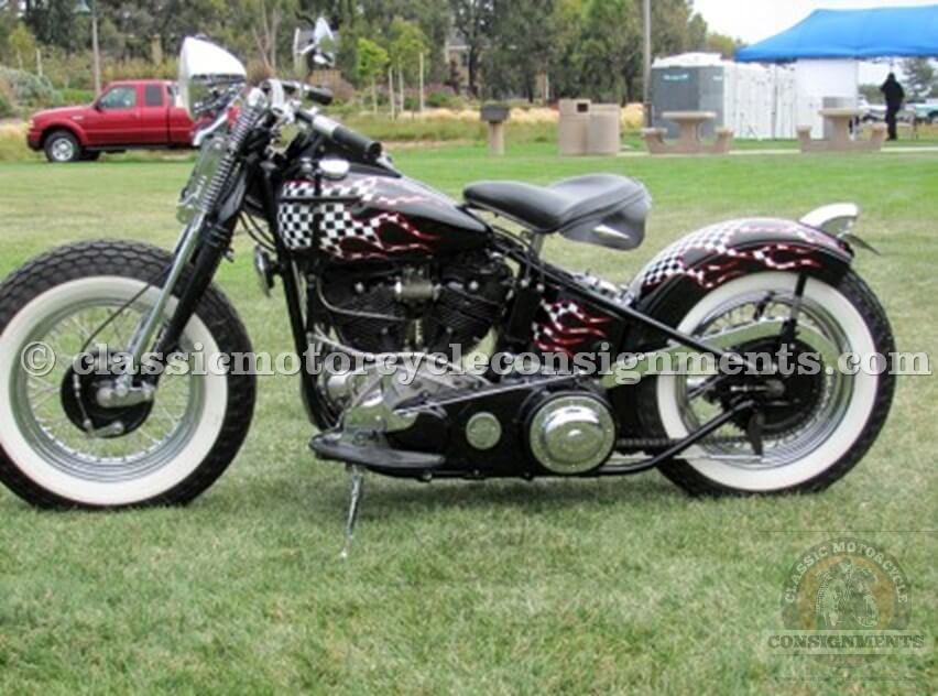 1946 Harley Davidson FL Knucklehead Bobber  SOLD!!