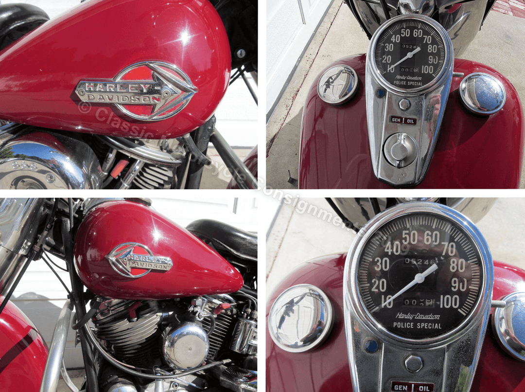 1959 Harley Davidson FLH Custom 98-Inch 4-Speed Electric Start — SOLD
