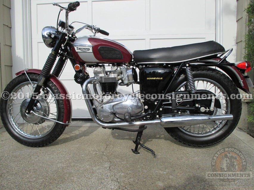 1970 Steve McQueen Bud Ekins Triumph Bonneville Motorcycle Classic Motorcycle Consignments