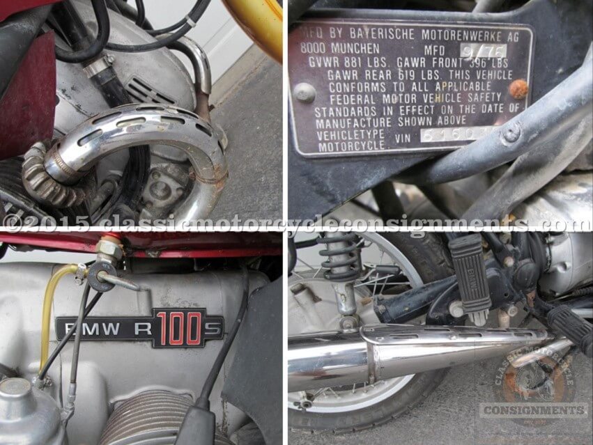 1977 BMW R 100 S Motorcycle