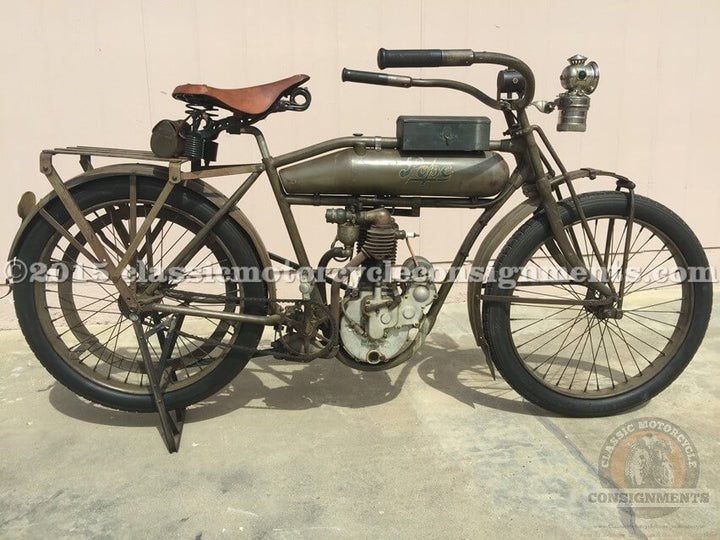 1912 Pope Motorcycle Model H – Single Cylinder Belt Drive …@Mecum Auction 2016  SOLD!!