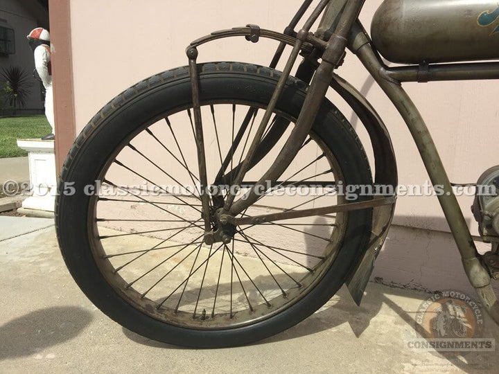 1912 Pope Motorcycle Model H – Single Cylinder Belt Drive …@Mecum Auction 2016  SOLD!!