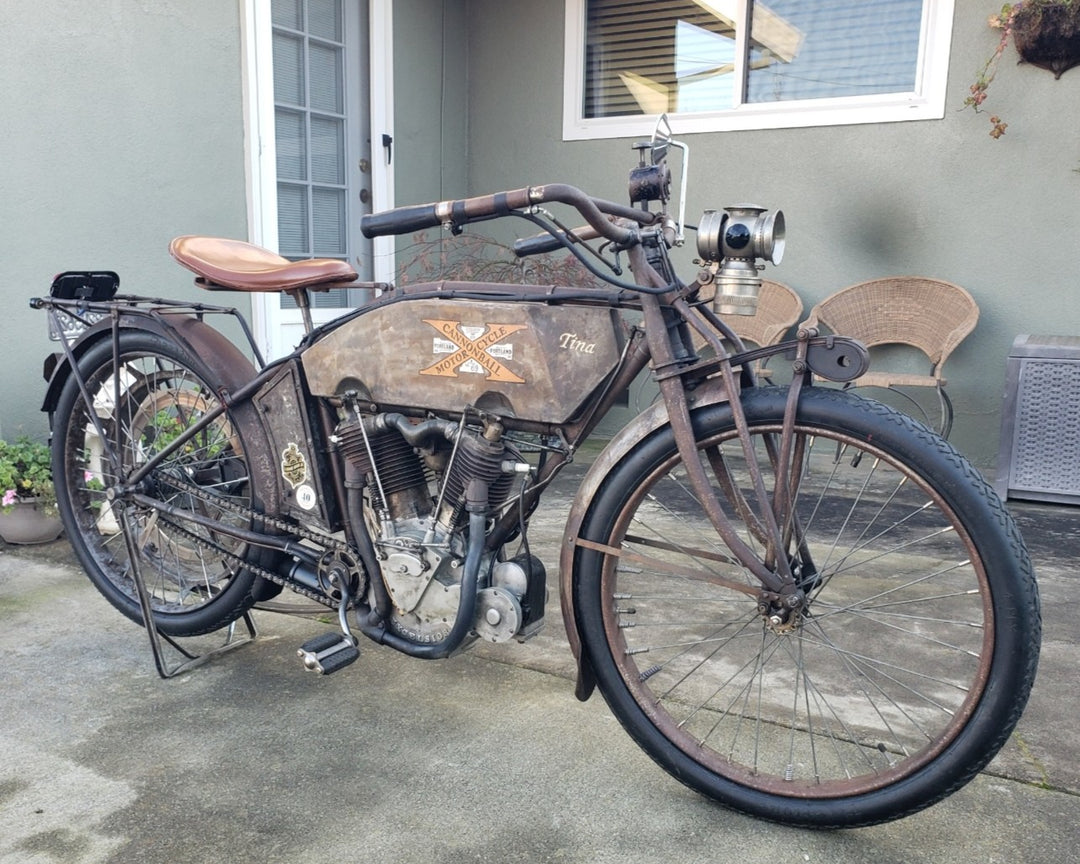 1912 Excelsior 6T Twin Cylinder Motorcycle - Motorcycle Cannonball Veteran