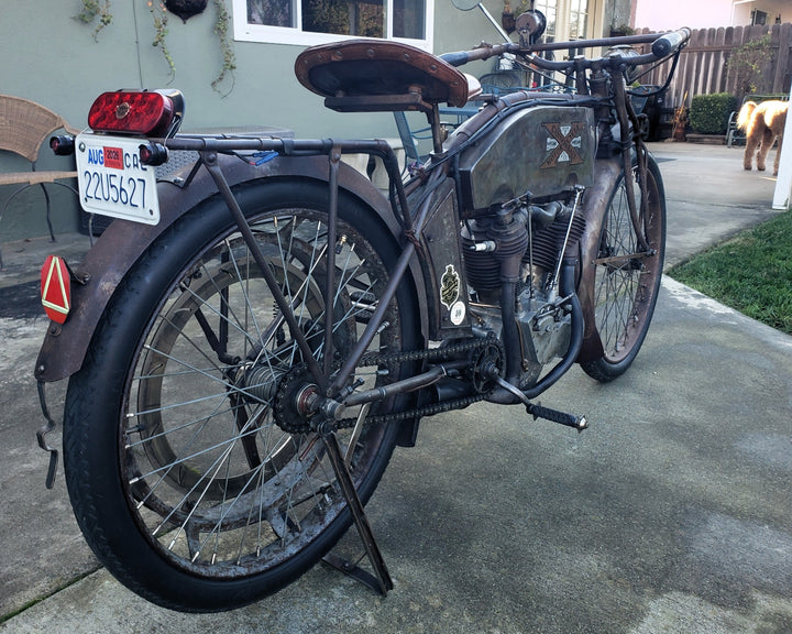 1912 Excelsior 6T Twin Cylinder Motorcycle - Motorcycle Cannonball Veteran
