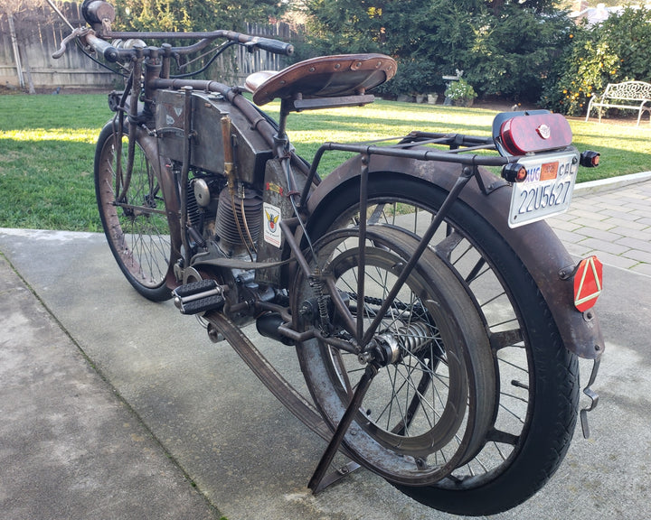 1912 Excelsior 6T Twin Cylinder Motorcycle - Motorcycle Cannonball Veteran