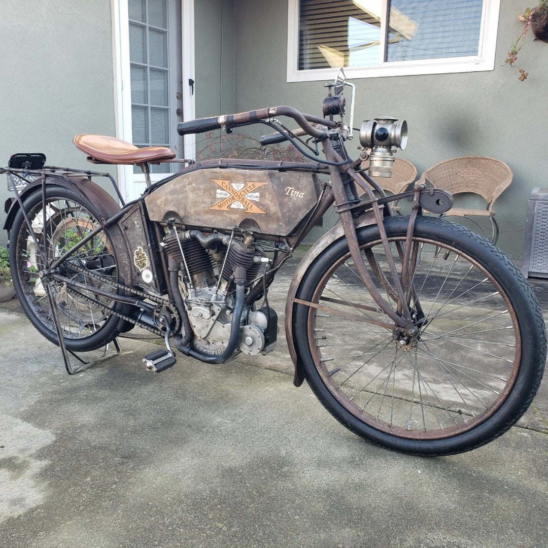 1912 Excelsior 6T Twin Cylinder Motorcycle - Motorcycle Cannonball Veteran