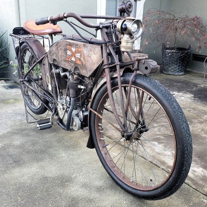 1912 Excelsior 6T Twin Cylinder Motorcycle - Motorcycle Cannonball Veteran