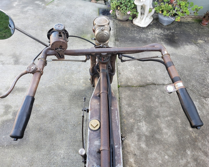 1912 Excelsior 6T Twin Cylinder Motorcycle - Motorcycle Cannonball Veteran