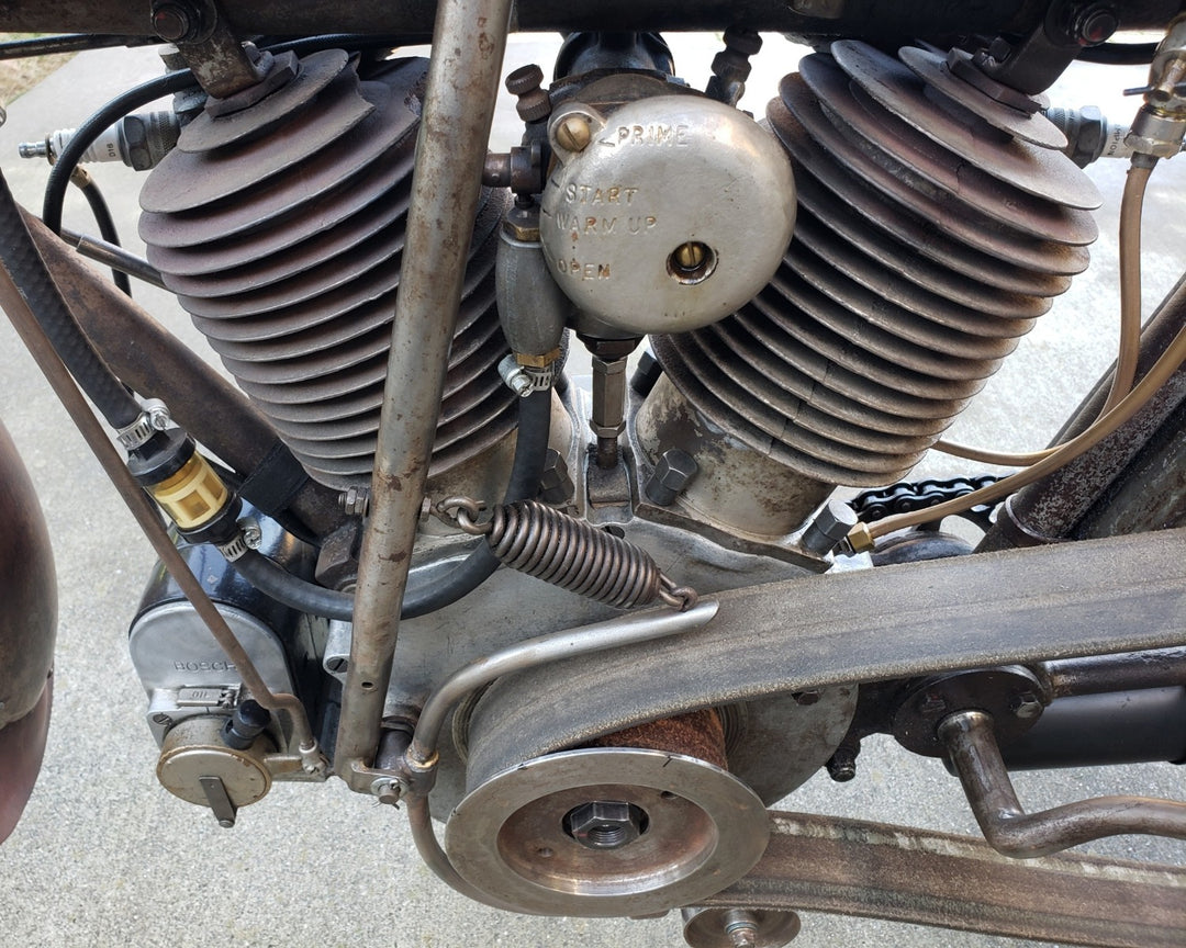 1912 Excelsior 6T Twin Cylinder Motorcycle - Motorcycle Cannonball Veteran