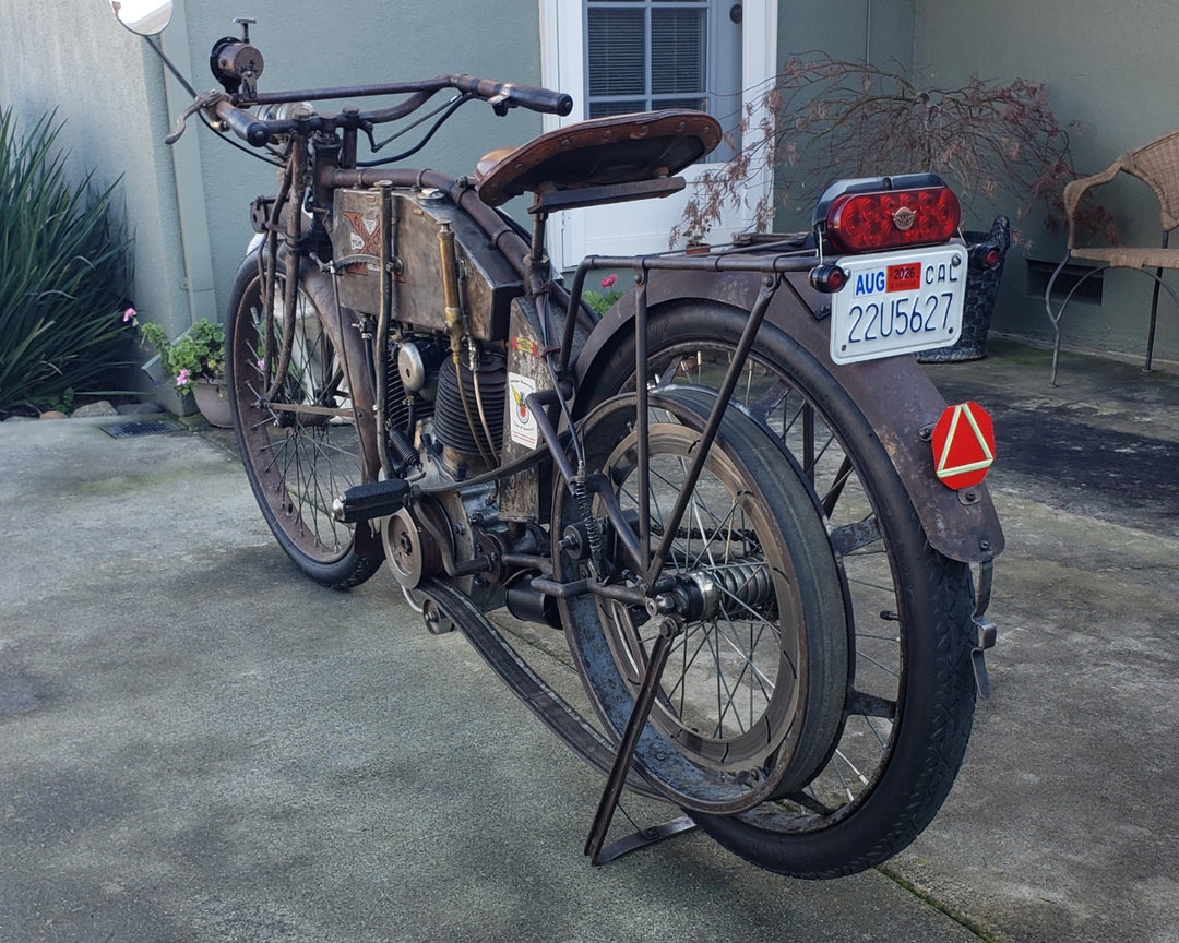 1912 Excelsior 6T Twin Cylinder Motorcycle - Motorcycle Cannonball Veteran