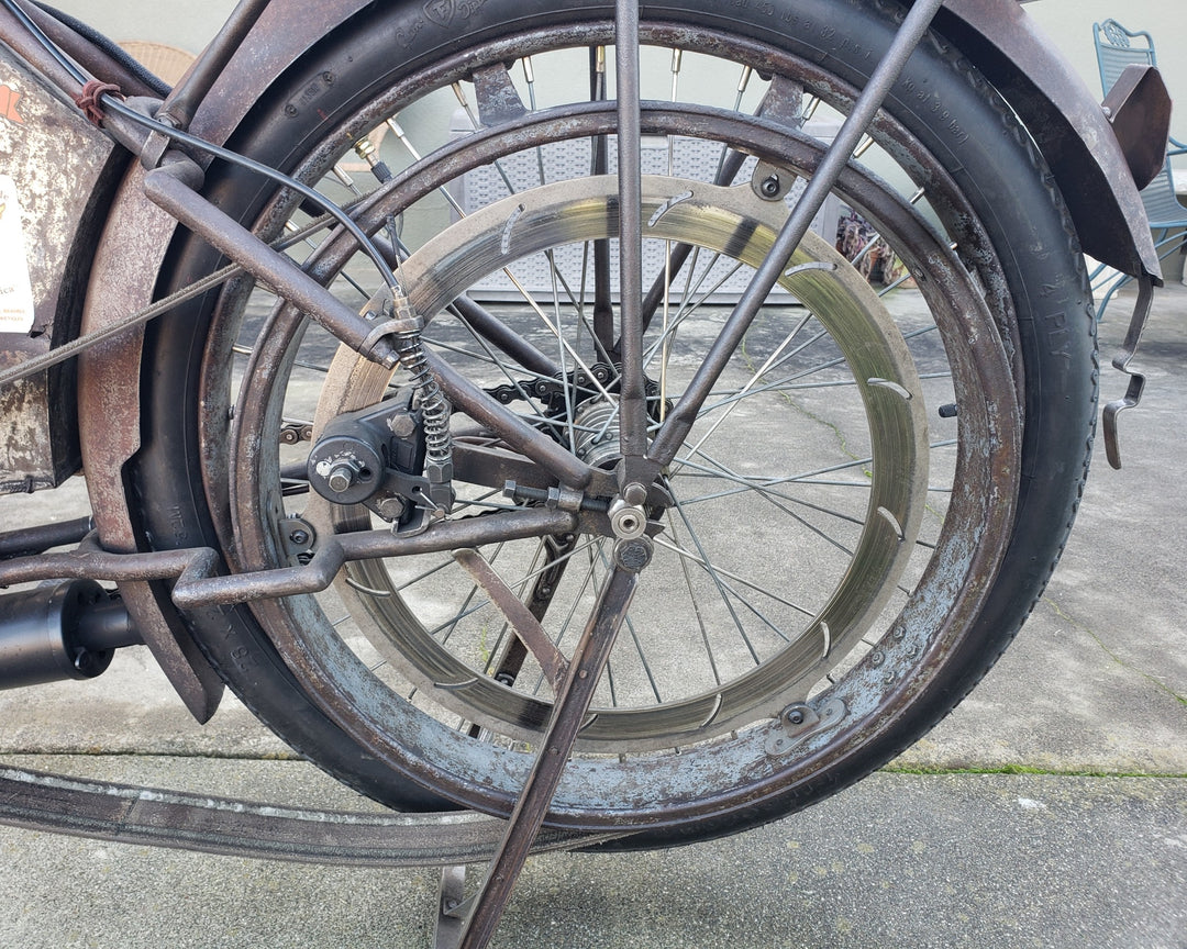 1912 Excelsior 6T Twin Cylinder Motorcycle - Motorcycle Cannonball Veteran