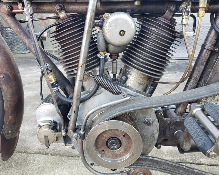 1912 Excelsior 6T Twin Cylinder Motorcycle - Motorcycle Cannonball Veteran