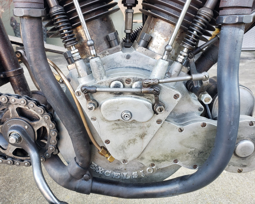 1912 Excelsior 6T Twin Cylinder Motorcycle - Motorcycle Cannonball Veteran