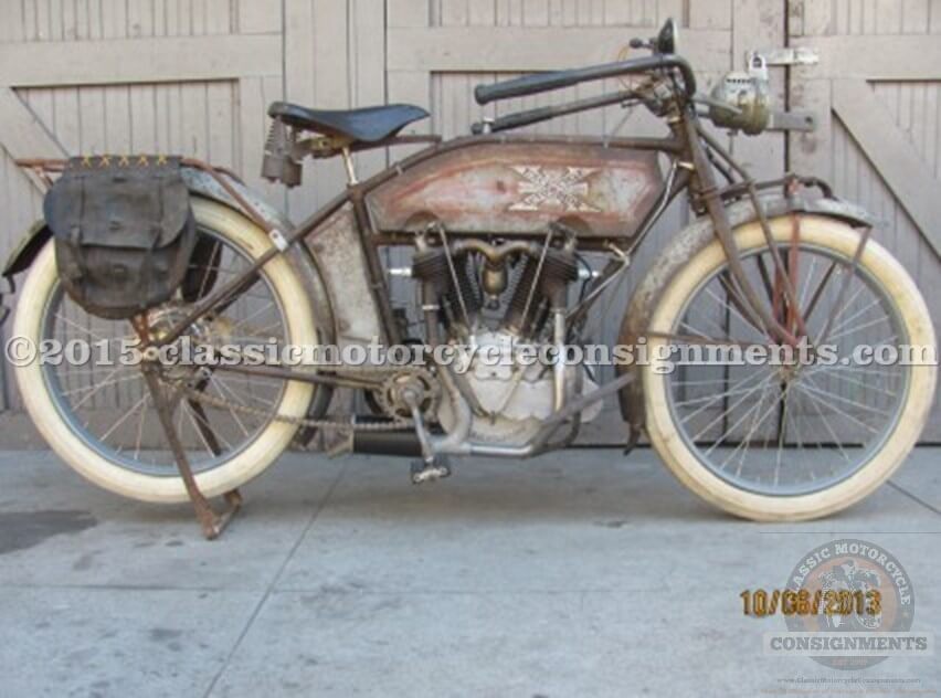 1914 Excelsior Twin Cylinder -Two-Speed – Model TS Vintage Motorcycle  SOLD!!