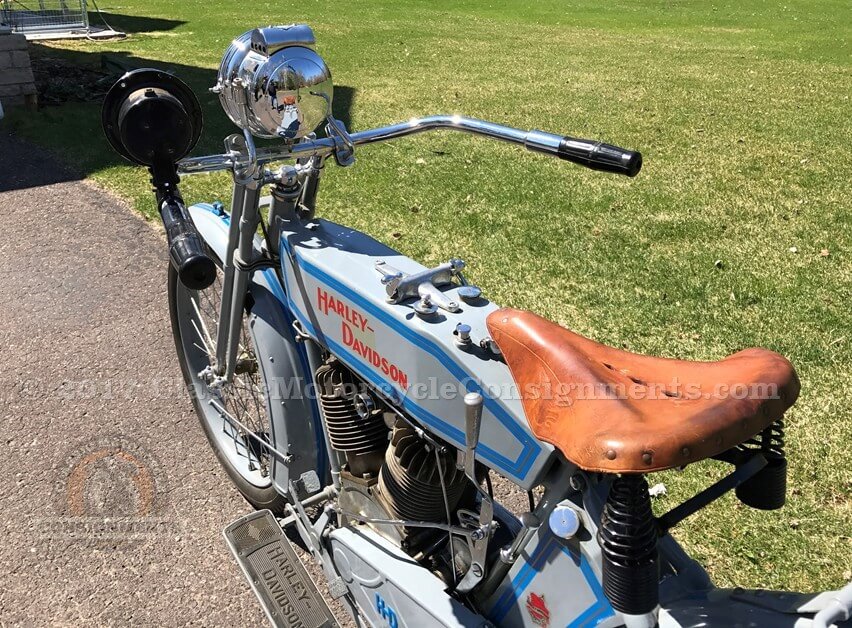 1914 Harley Davidson Twin Motorcycle Model 10-F — SOLD!