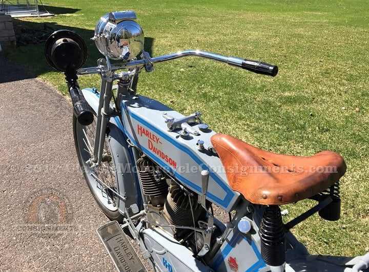 1914 Harley Davidson Twin Motorcycle Model 10-F — SOLD!