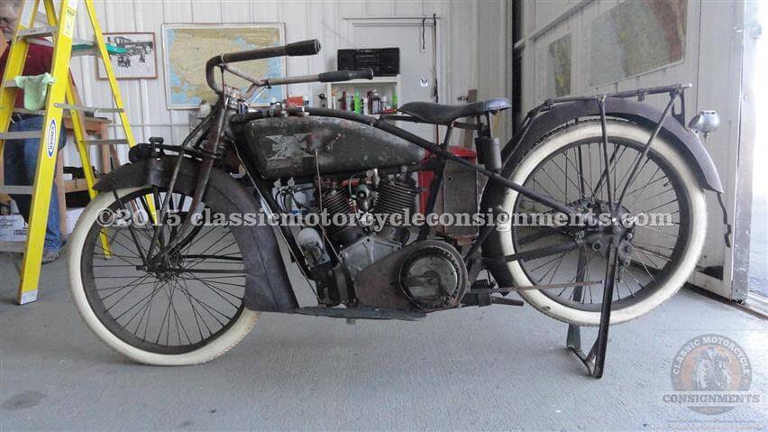 1915 Excelsior – 3-Speed Motorcycle – Big X – Original Paint – Mechanically Restored  SOLD!!