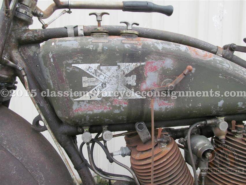 1915 Excelsior – 3-Speed Motorcycle – Big X – Original Paint – Mechanically Restored  SOLD!!