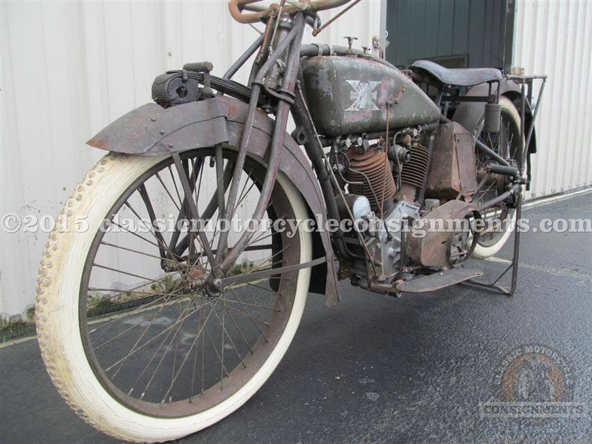 1915 Excelsior – 3-Speed Motorcycle – Big X – Original Paint – Mechanically Restored  SOLD!!