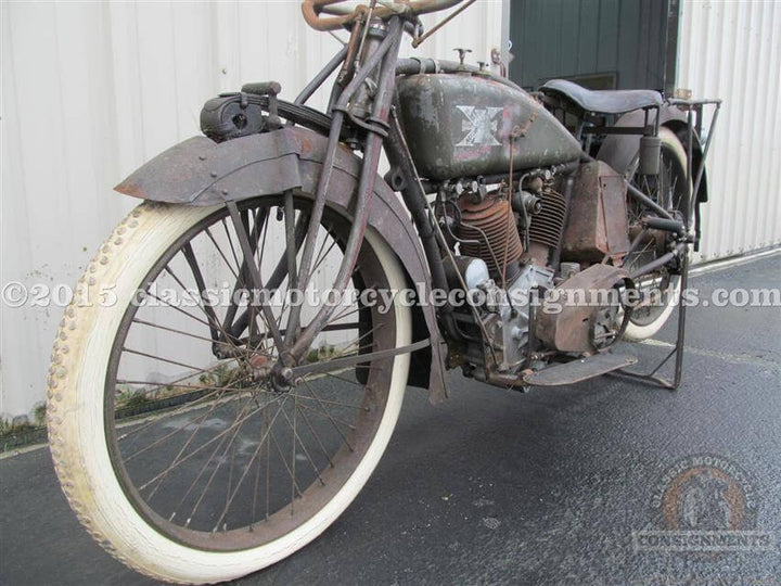 1915 Excelsior – 3-Speed Motorcycle – Big X – Original Paint – Mechanically Restored  SOLD!!