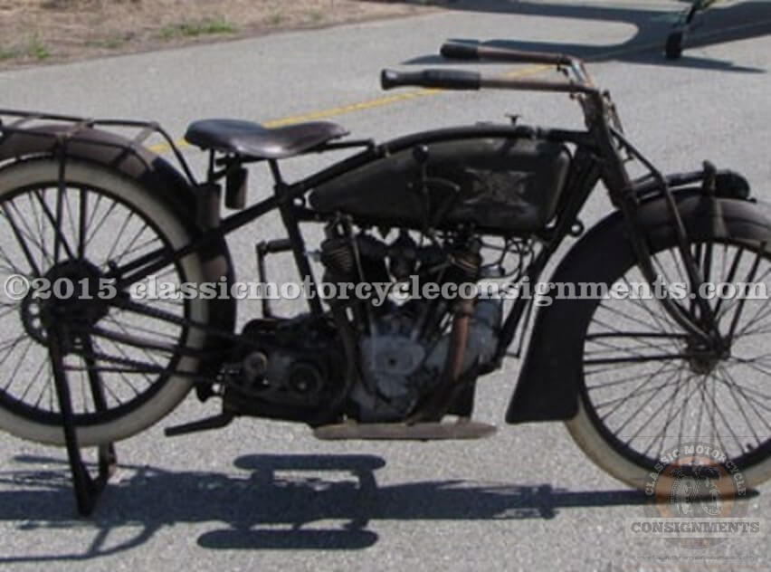 1915 Excelsior – 3-Speed Motorcycle – Big X – Original Paint – Mechanically Restored  SOLD!!