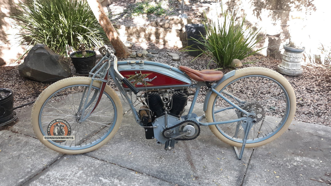 1917 EXCELSIOR  TWIN BIG VALVE BOARD TRACK RACER