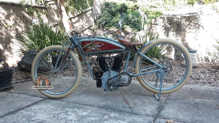 Sold - 1917 EXCELSIOR  TWIN BIG VALVE BOARD TRACK RACER - Sold