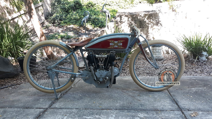 1917 EXCELSIOR  TWIN BIG VALVE BOARD TRACK RACER