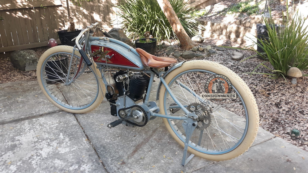 1917 EXCELSIOR  TWIN BIG VALVE BOARD TRACK RACER