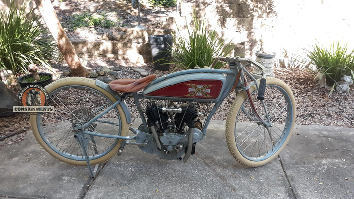 1917 EXCELSIOR  TWIN BIG VALVE BOARD TRACK RACER