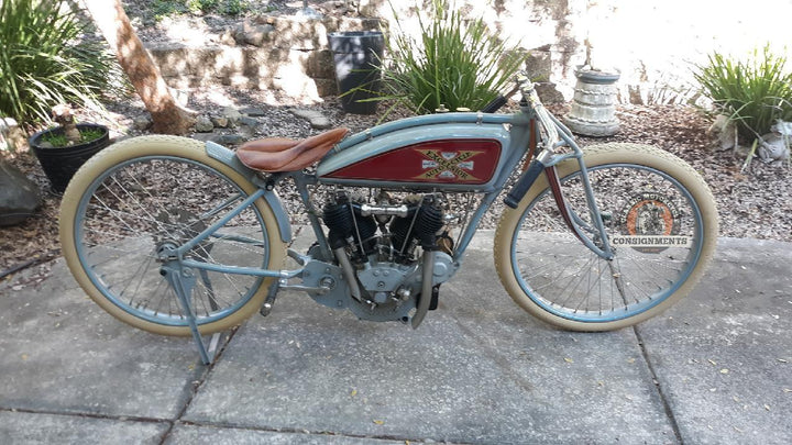 1917 EXCELSIOR  TWIN BIG VALVE BOARD TRACK RACER