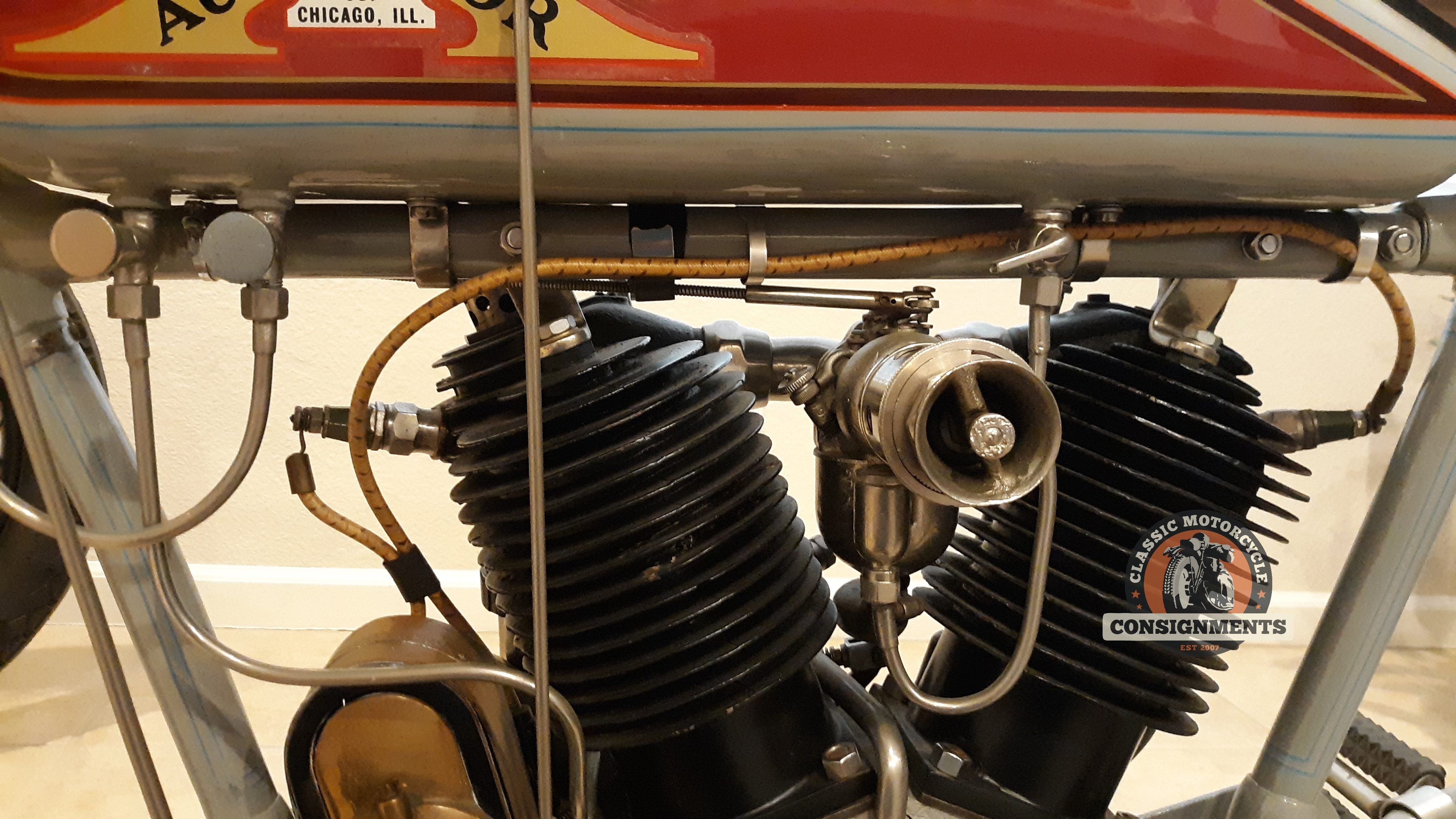 Sold - 1917 EXCELSIOR TWIN BIG VALVE BOARD TRACK RACER - Sold