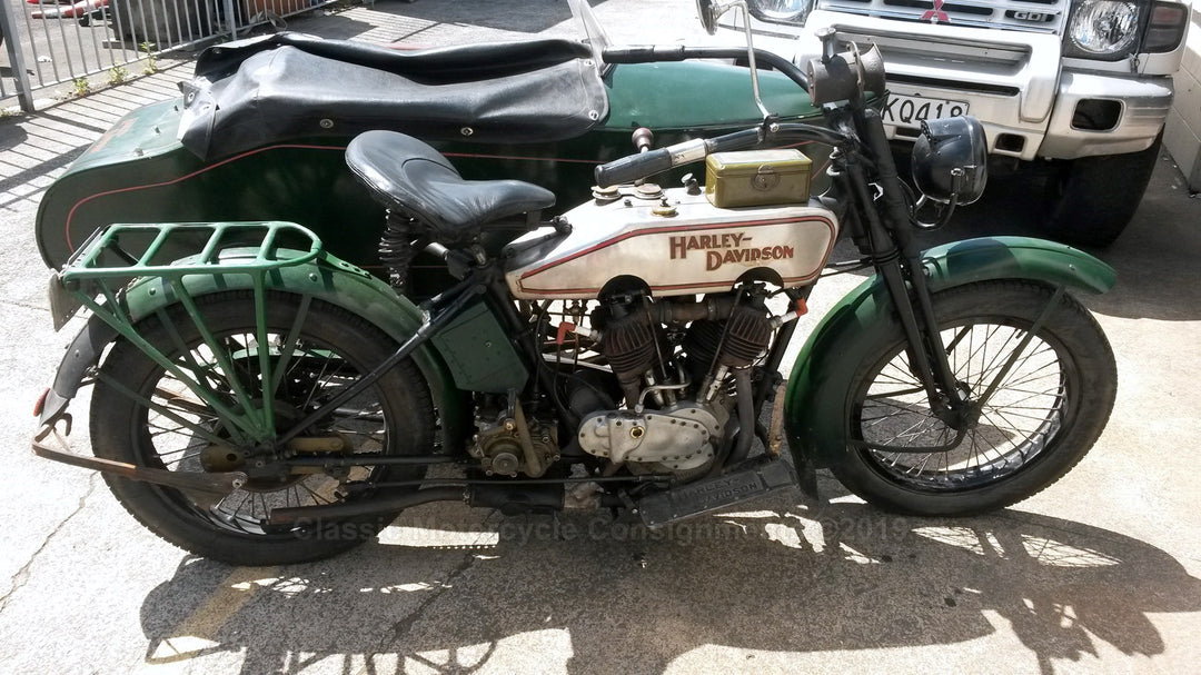 1920 Harley Davidson Model F – Left-Hand Sidecar & Frame