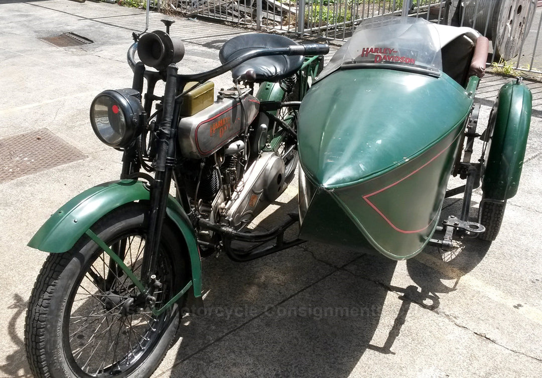 1920 Harley Davidson Model F – Left-Hand Sidecar & Frame