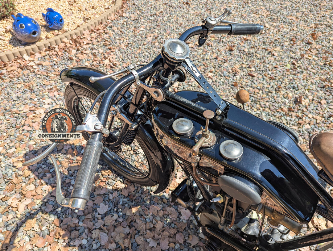 1925 AJS 350 BIG PORT