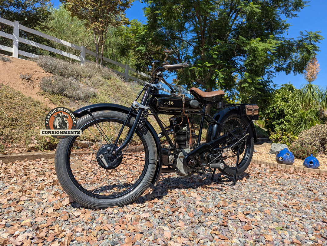 1925 AJS 350 BIG PORT