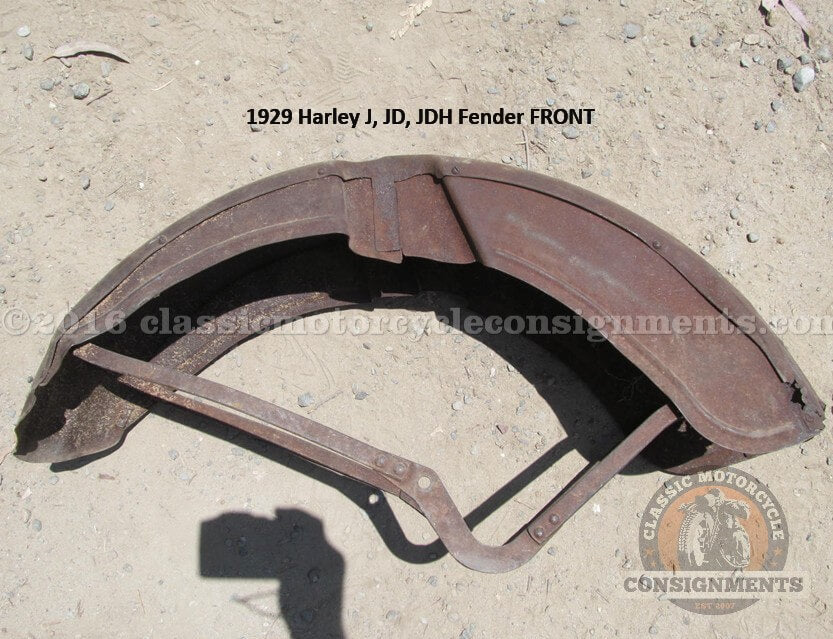 1929 Harley Davidson J JD JDH Front Fender SOLD!!