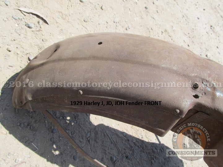 1929 Harley Davidson J JD JDH Front Fender SOLD!!