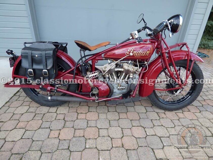 1930 Indian 101 Scout Motorcycle – Naive Col SOLD!!