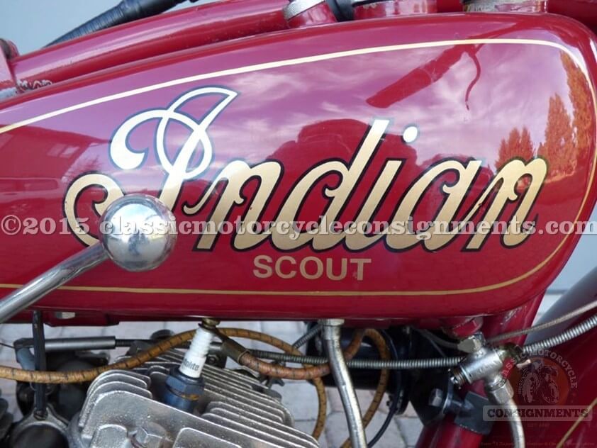 1930 Indian 101 Scout Motorcycle – Naive Col