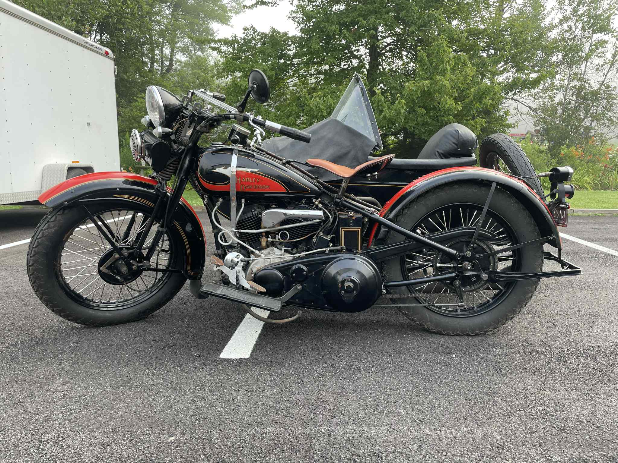 1933 Harley Davidson VLE with Sidecar - Steve McQueen – Classic