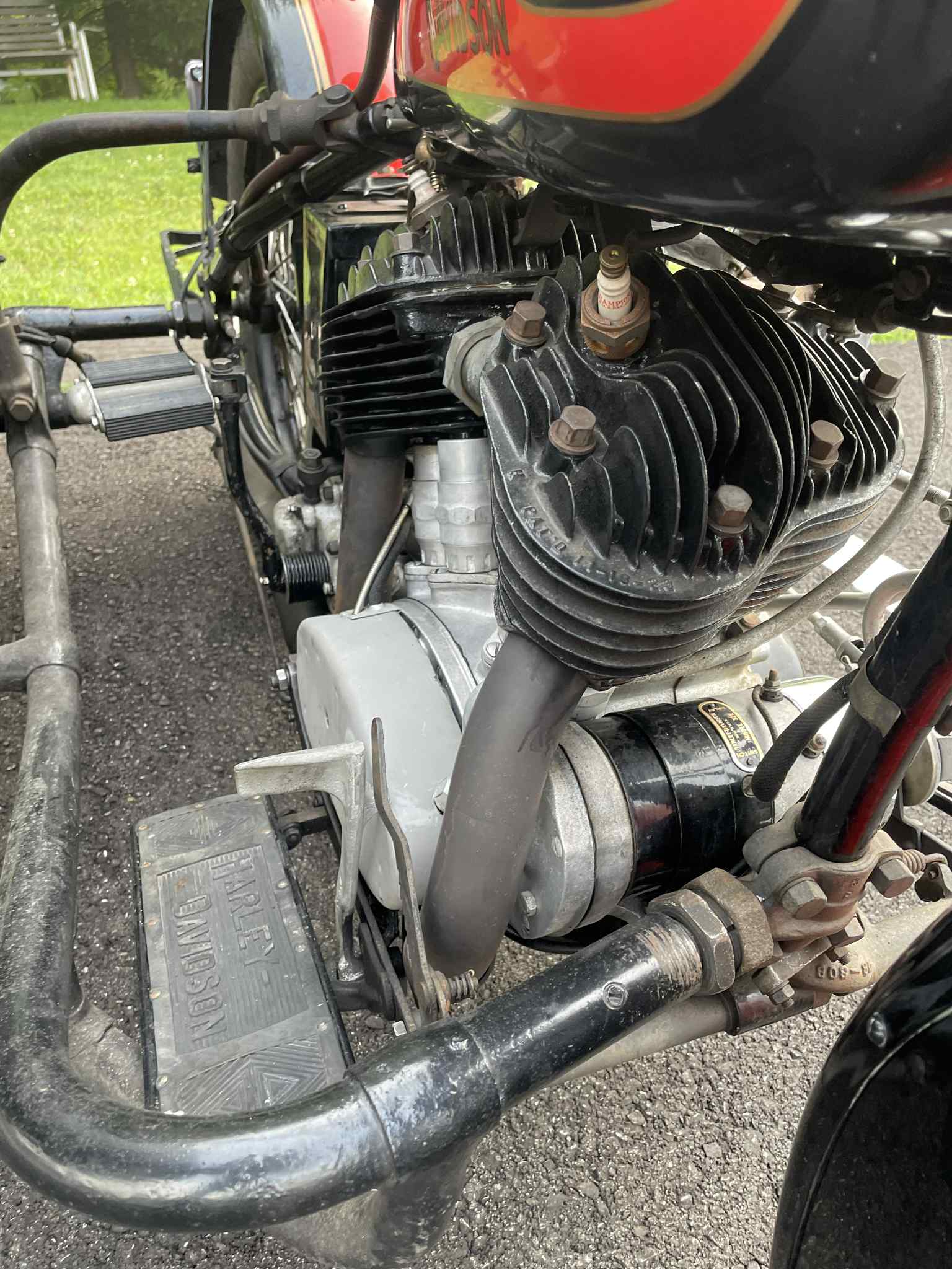 SOLD - 1933 Harley Davidson VLE with Sidecar - Steve McQueen